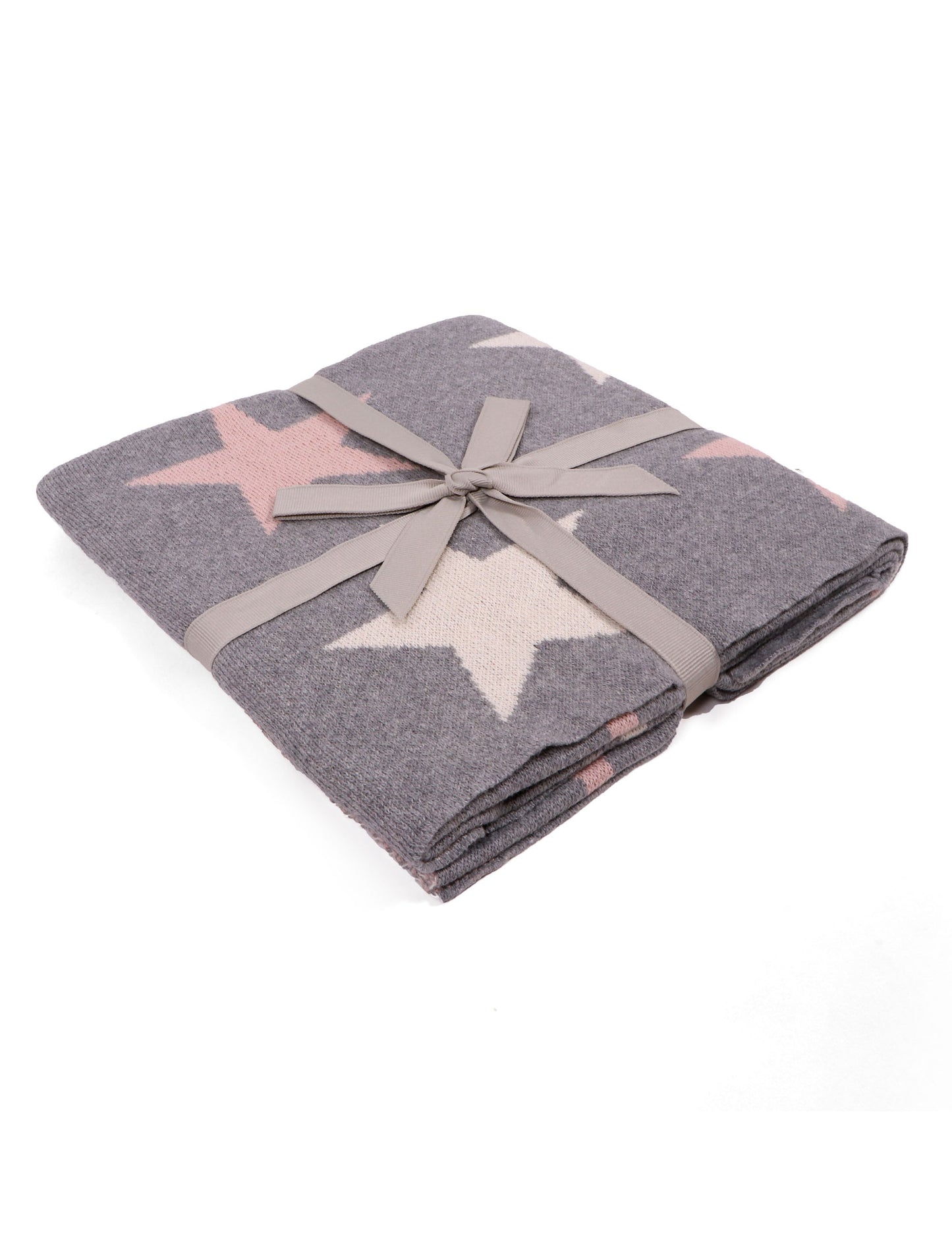 Stars Cotton Knitted Baby Blanket